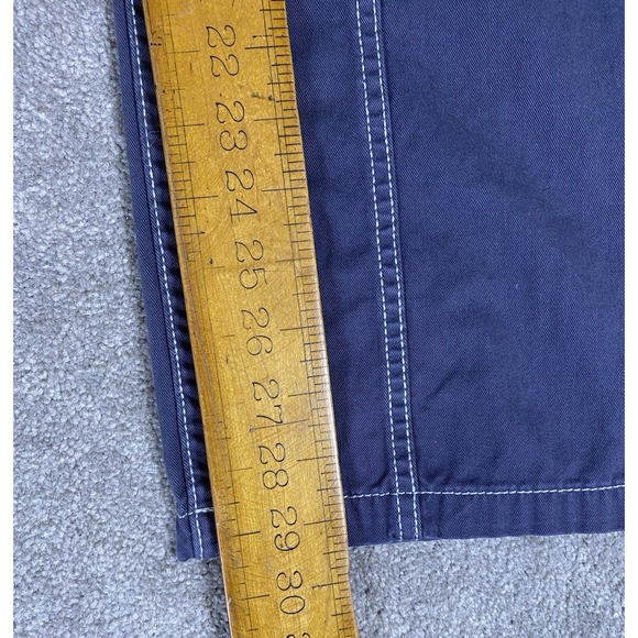 Bershka Low Rise Womens Cargo Pants Charcoal with White Stiching XS - Picture 5 of 6